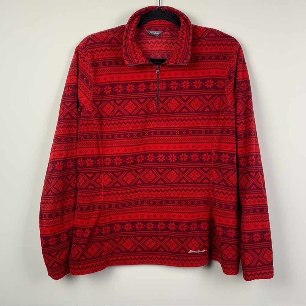 Eddie Bauer fleece pullover